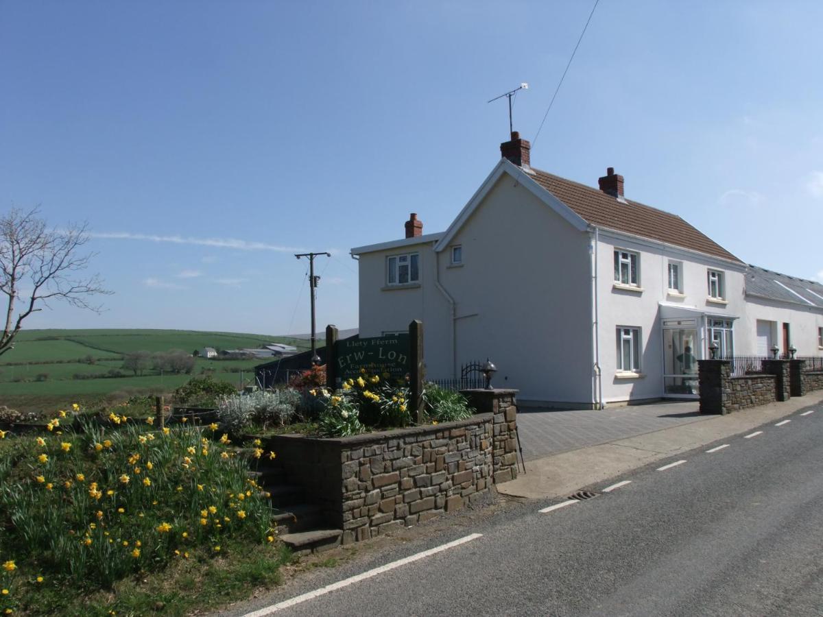 Erw-Lon Farm Bed & Breakfast Pontfaen Exterior photo